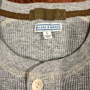 J. Crew Wallace & Barnes waffle knit henley